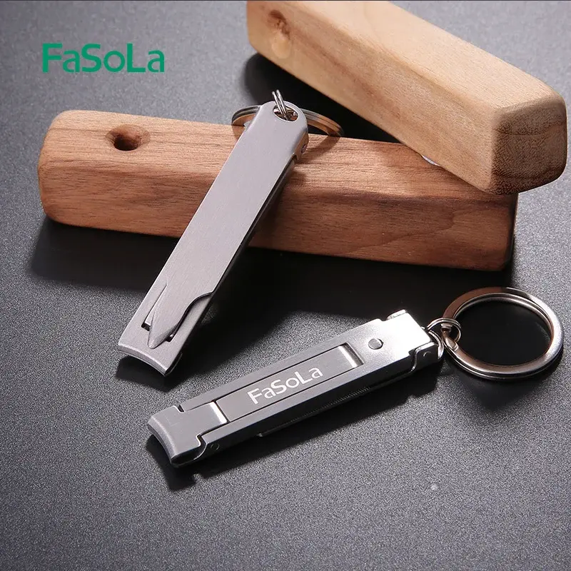 Carbon Steel Nail Clipper with File