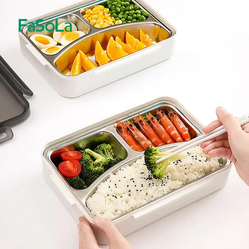 Large Insulated Lunch Box with Compartments