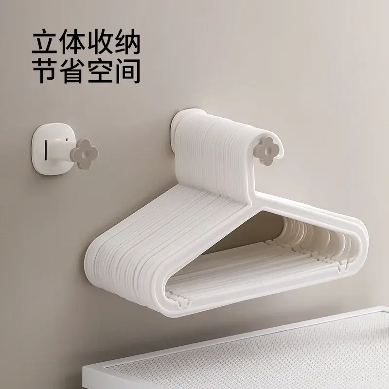 No-Drill Wall-Mounted Hanger Rack