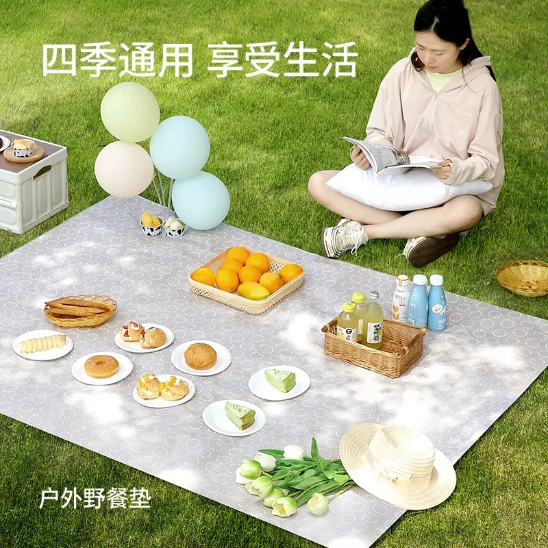 野餐垫防潮布户外露营地垫便携防水野炊草坪春游垫子