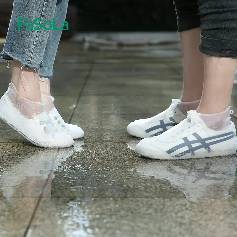 Light Clear Silicone Rain Shoe Covers
