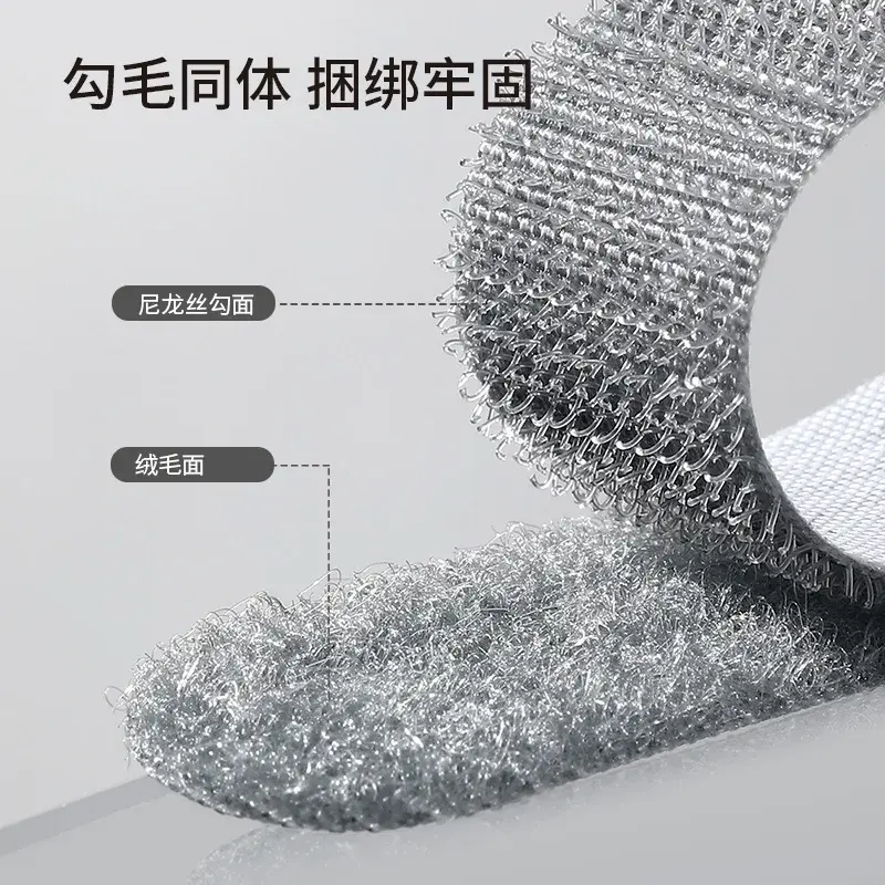 Writable Hook-and-Loop Cable Ties