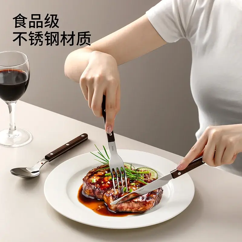 Portable Stainless Steel Fork, Spoon and Knife Set
