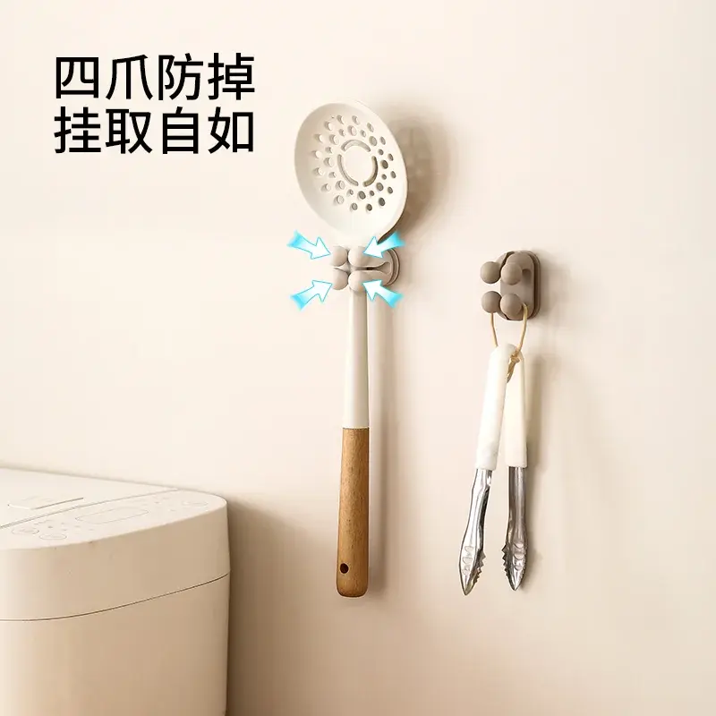多用途免钉硅胶无痕挂钩自粘钩墙壁厨房挂钩