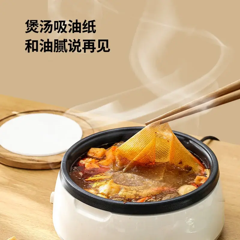 Disposable Food Oil-Blotting Paper, 50 Sheets