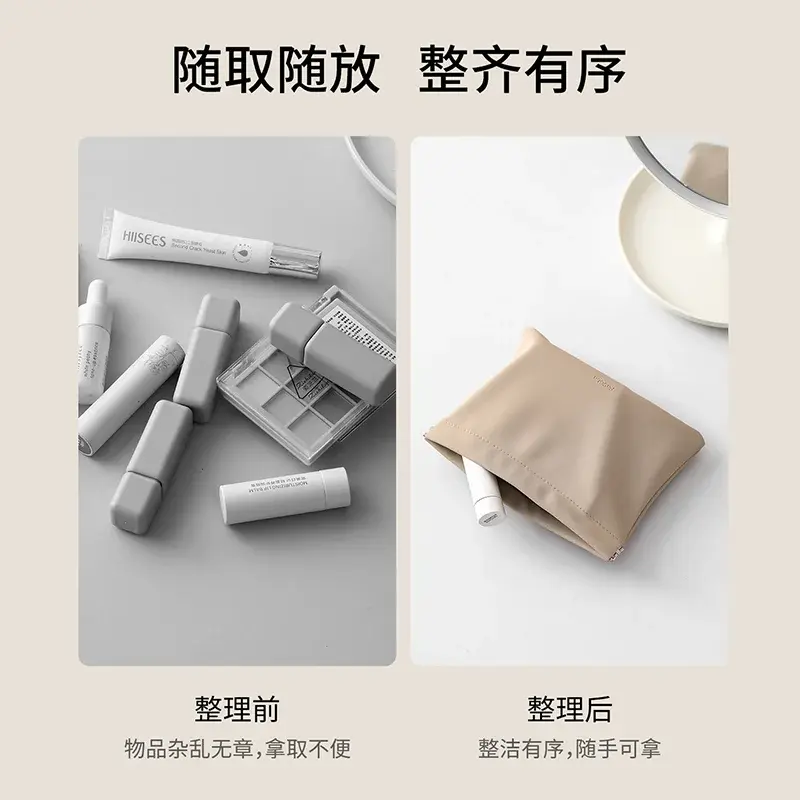 数据线弹片自动闭合有线耳机随身袋电源充电器