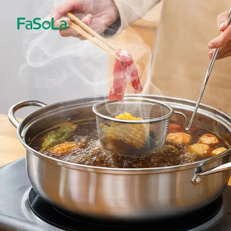 Hanging Stainless Steel Hot Pot Strainer