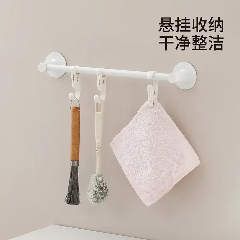 Clip-On Hook for Towels and Hats